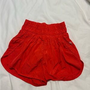 Red Freepeople shorts